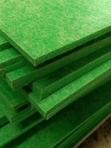 Cheap Recycled PET Acoustic Wall Panels 9mm Soundproof Polyester Fiber Boards For Interior Design for sale