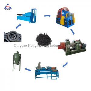 Best Automatic Used Tire Recycling Machine / Tire Scrap Cutting Equipment wholesale