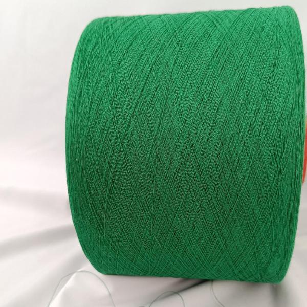 Ne 8/1 Red / Green Recycled Cotton Yarn For Weaving Hammock Chair