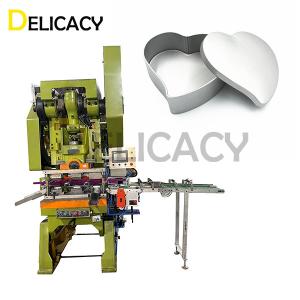 China Heart Shape Valentine Gift Tin Box Making Machine  Jewelry Tin Can Production Equipment on sale