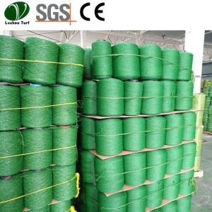 China Soccer Artificial Grass Yarn / Artificial Synthetic Grass SGS CE Certificate on sale