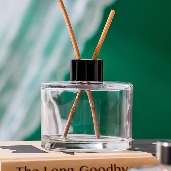 Cheap 200ml Clear Home Decoration Glass Machine Made 7oz Empty Reed Diffuser Bottles for sale