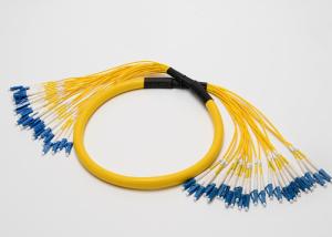 China Lc Upc-Lc Upc Patch Cord , Yellow SM Patch Cord 2.0mm 24 Cores Branch on sale