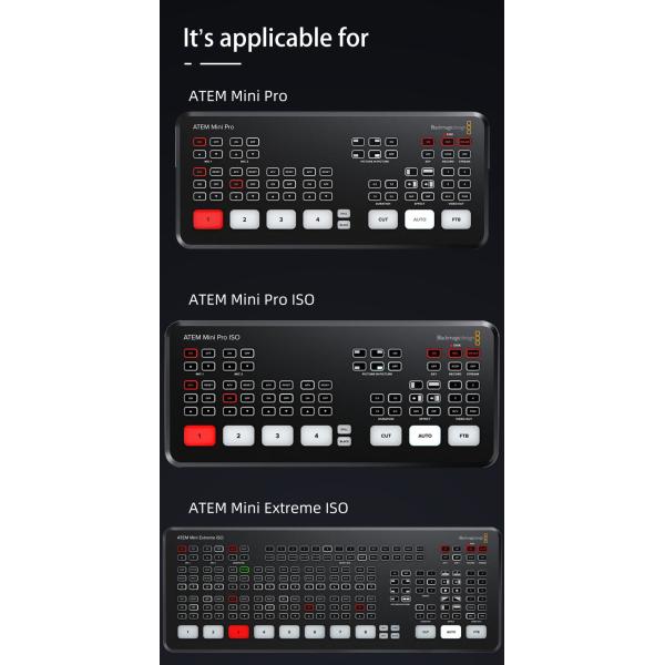 Professional Black Carrying Case for Blackmagic ATEM Switcher Portable and Protective