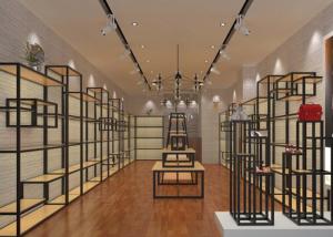 China Interior Decoration Design Shoe Shop Display Stands For Women / Men's Shoes on sale