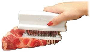 China 48 Needles Plastic Vegetable Cutter Super Meat Tenderizer Stainless Steel on sale