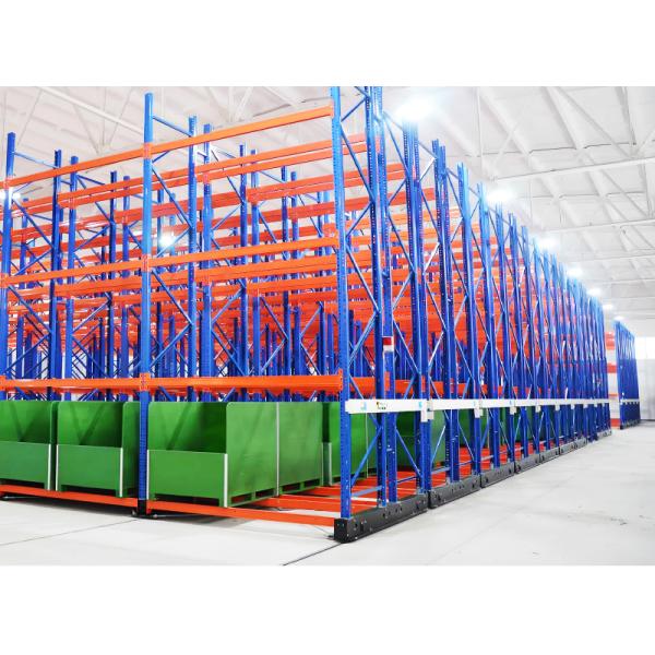 High Density Steel Automatic Electric Movable Racking Warehouse Storage Electrical Motorized Mobile Rack