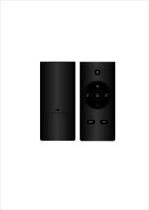 Rubber Keypad 2.4g Bluetooth Remote For Smart Tv Hard IC  Fast Simple Settlement