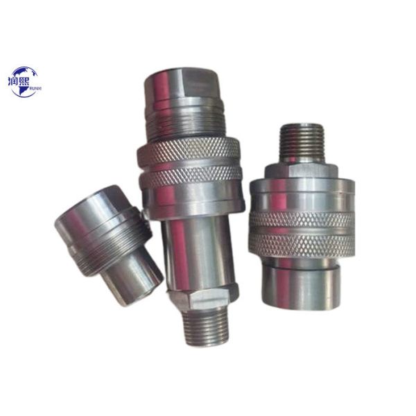Self Lock 1/4 Quick Release Coupling 5000 Psi High Pressure Quick Connect Fittings