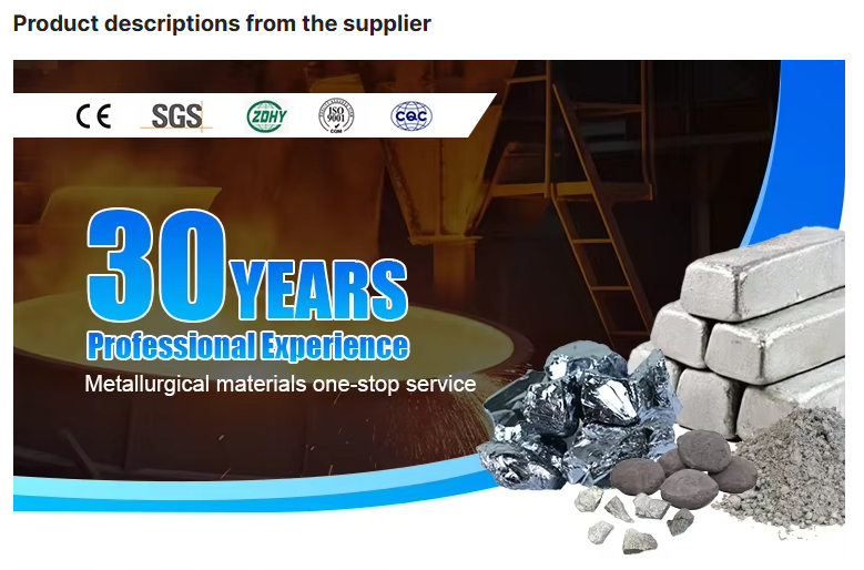 Ferroalloy Manufacturer Wholesale High Pure Ferro SiCa