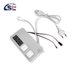 Best Smart Double Button Touch Sensor Switch with Time and Temperature Output Voltage DC12V wholesale