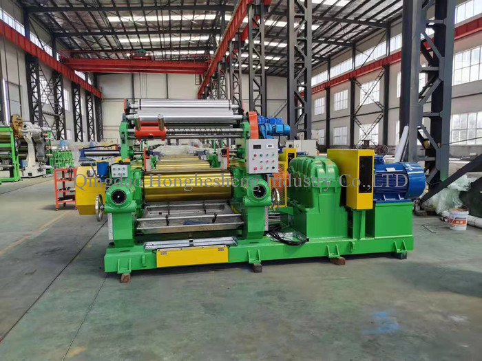 12mm Nip 21.8m/Min Open Mill Rubber Mixing Two Roll Rubber Mixer Machine