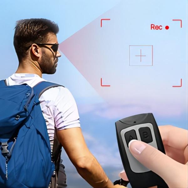 Plastic Spy Video Sunglasses Rechargeable With Hidden Form Camera