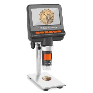Best LCD 12MP High Resolution Digital Microscope Screen 1200x Magnification wholesale