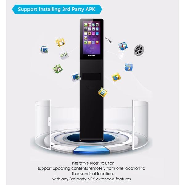 Auto liquid soap dispenser Hospital 21'' Hand Sanitizer Advertising Kiosk Table Stand Installation