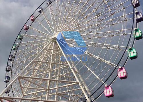 Cheap Christmas 120m Biggest Ferris Wheel , Largest Observation Wheel For Amusement Parks for sale