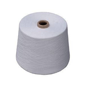 High Twist White Polyester Yarn , 20s-60s Core Spun Yarn OETEX GRS