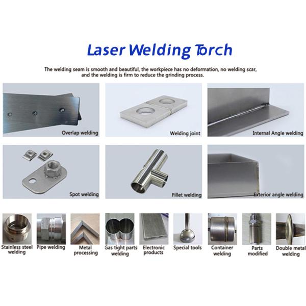 HandHeld Fiber Laser Welding Machine 1000w-3000w With Auto Wire Feeder