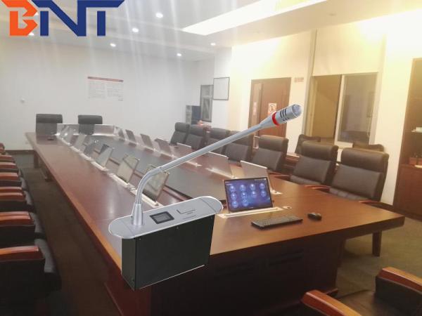 Cheap Embedded Conference Table Gooseneck Microphone With LCD Display for sale