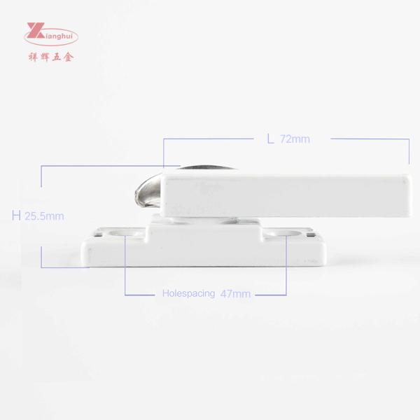 Aluminium Window Latch Sash Lock Door Window Handle Lock Best UPVC Crescent Moon Lock
