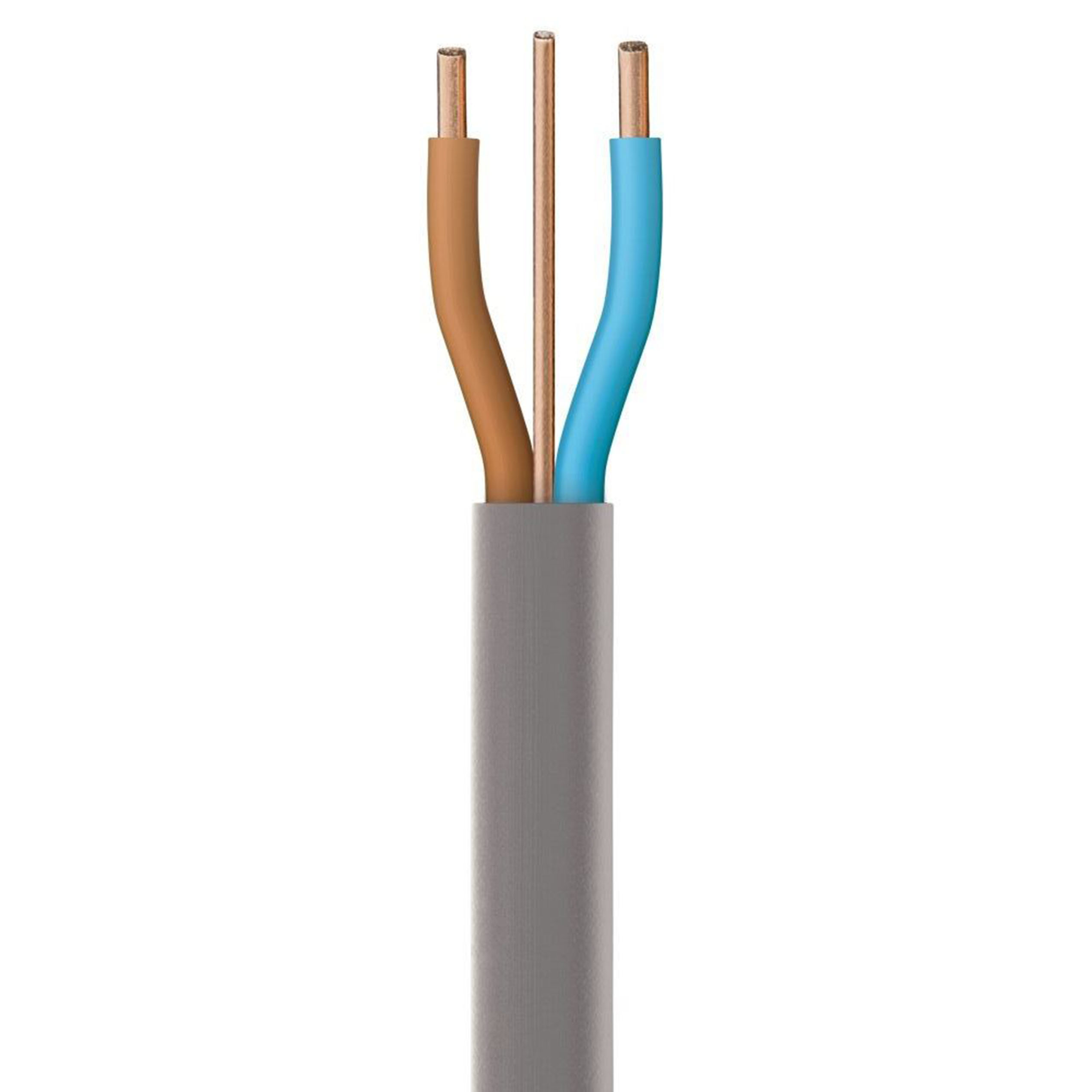 CE PVC Copper Flat Twin Core Cable , Mildewproof Flat Electrical Cable