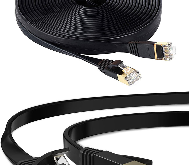 1M 3M 5M 10M UTP FTP Shield Cat5 Cat5e Cat6 Ca6a Cat7 RJ45 Flat Ethernet Patch Cable