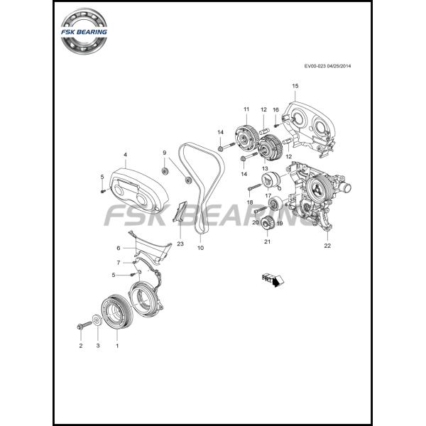 Cruze 1.61.8 Engine Timing Gear Phase Adjuster VVT Wheel 55567048