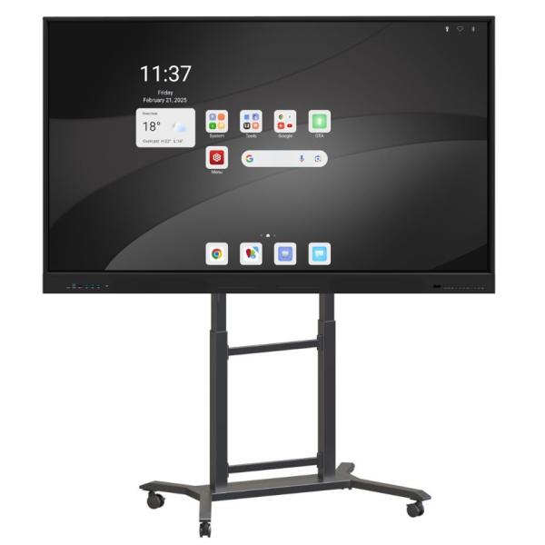 Latest Android (32+512GB) 86 Inch Interactive Flat Panel For Class And Office