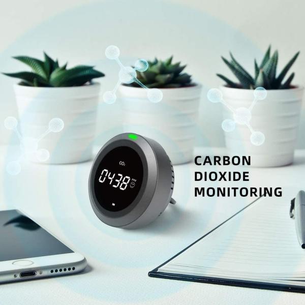 Carbon Dioxide Monitor , Indoor CO2 Monitor With USB Charge