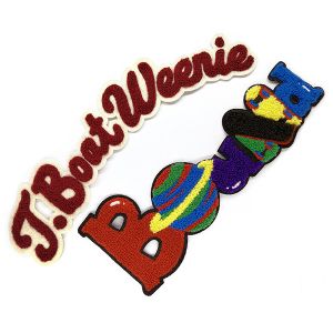 Best Embroidered Custom Chenille Patches Chenille Logo Patch For Clothing wholesale