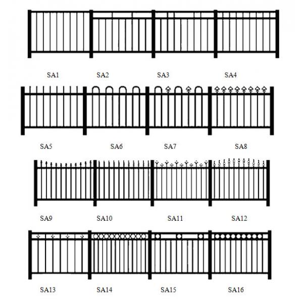 Welding / Assembling Garrison Fence Panels Crimped Spear Pressed Fence