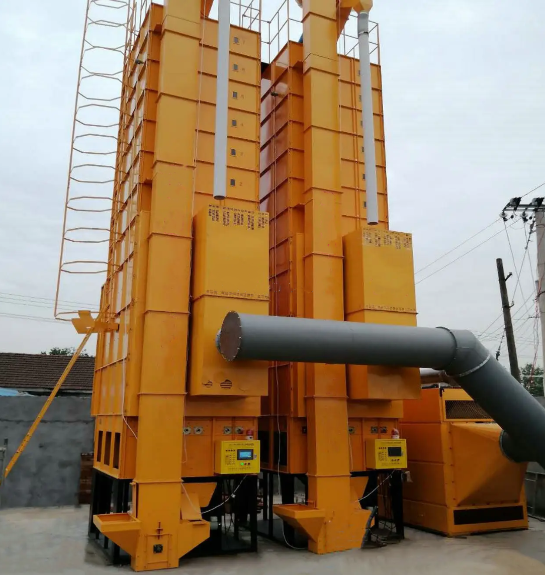 Intermittent Rice Paddy Dryer 15 Tons Circulating Batch Type Dryer For Sale