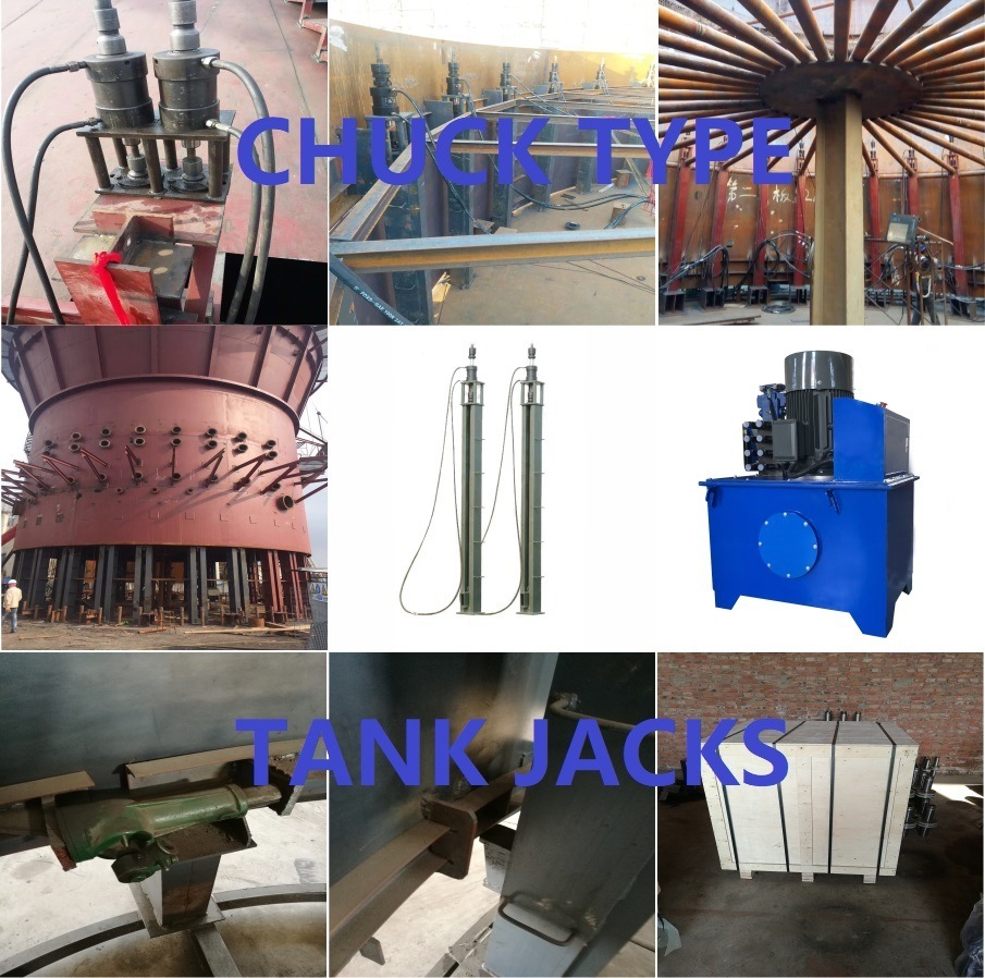 Simple Tank Jacks Chuck Type Hydraulic Jacking System Stock Available in The Malaysia