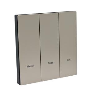 China UK Square Box Smart Zigbee Light Switch Plastic Full Panel on sale