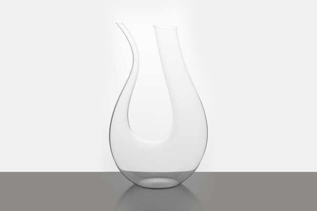 1000ML U Shaped Swan Crystal Wine Decanter 35oz Hand Blown Lead Free