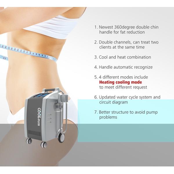 Double Channels Type Cryolipolysis Fat Freezing Machine For Cellulite Redction