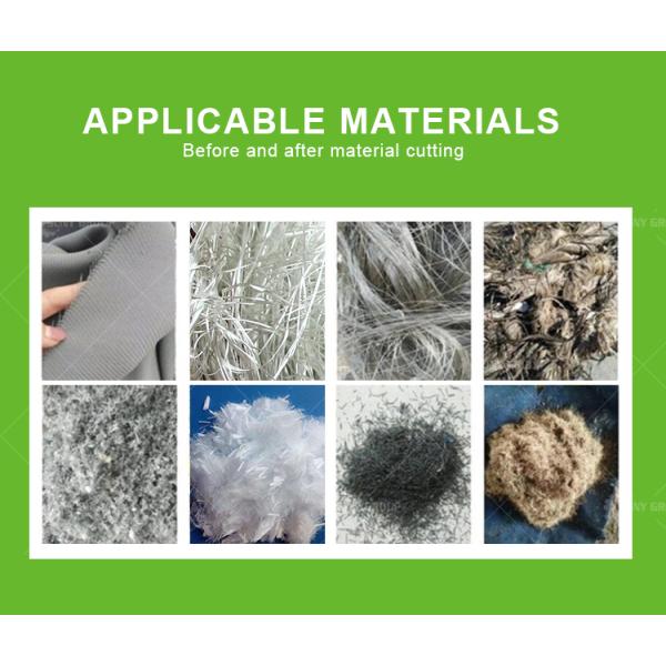 600mm Cutting Width Textile Scrap Glassfiber Recycling Machine with Advanced Technology