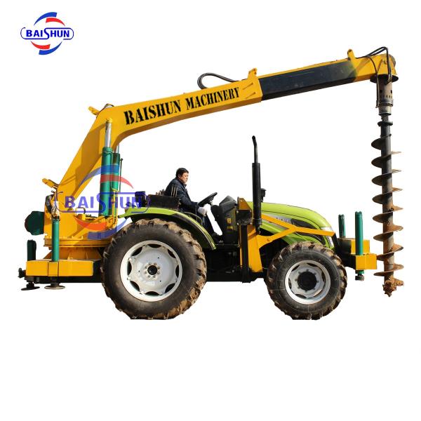 Electrical Installing Hydraulic Digging Electric Concrete Pole Making Machine