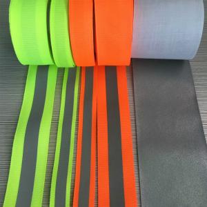 China Safety Reflective Straps For Backpack Walking Shoes  Sewed On Black Red Green Orange on sale
