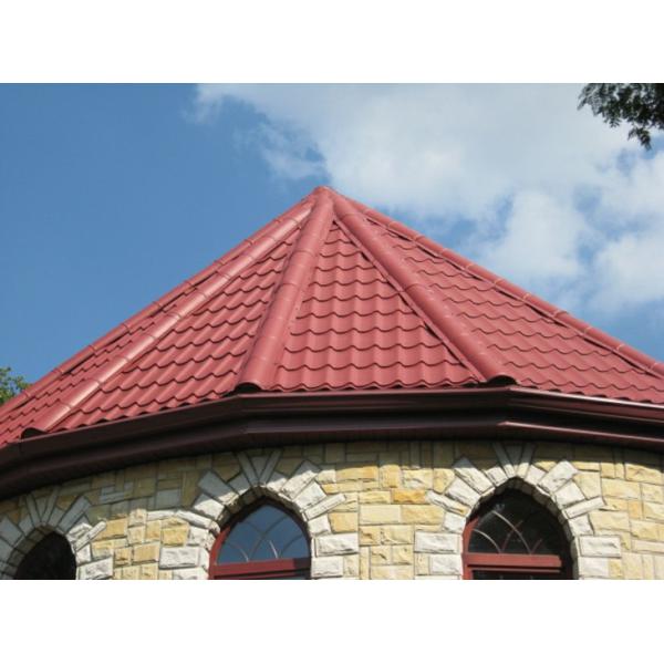 Galvalume PPGI Roofing System Ridge Capping Roll Forming Machine With 0.3-0.8mm Thickness Metal Steel