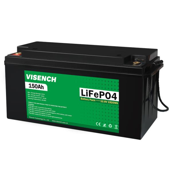 Visench Solar System Lifepo4 Battery Pack Lithium Ion Lifepo4 12V 150AH Lithium Ion Batteries