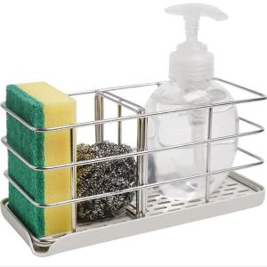 China Sponge Holder for Kitchen Sink for Countertop Or Wall Stick with Auto Overflow on sale