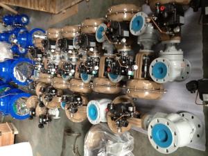Pneumatic Diaphragm Type Fluid Flow Control Valve With Positioner