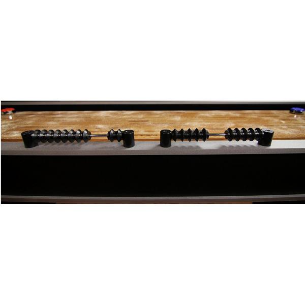 Solid Wood 9FT Shuffleboard Game Table Box Style Base Legs For 2 Players