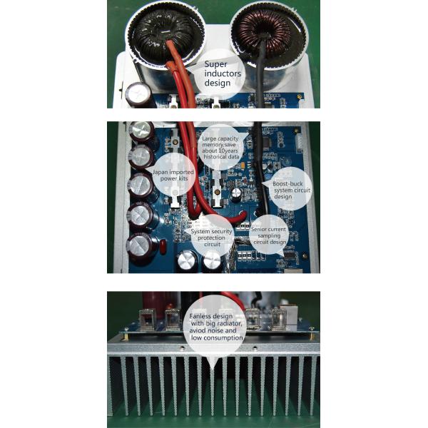 Automatic Industrial Solar Charge Controller 30A 40A 50A 60A Dual Input