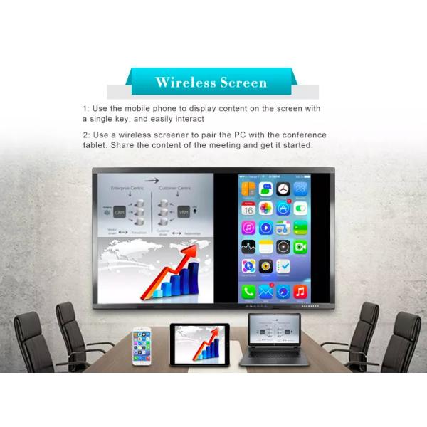 75 Inch LCD Touch Screen Interactive Digital Whiteboard For Meeting Room