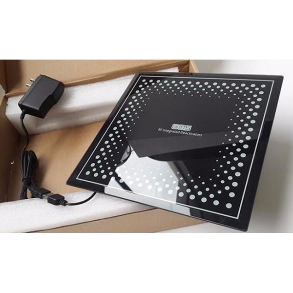 Aluminum Alloy Black Security Label Deactivator , PVC Pad Alarm Tag Deactivator HAX6004