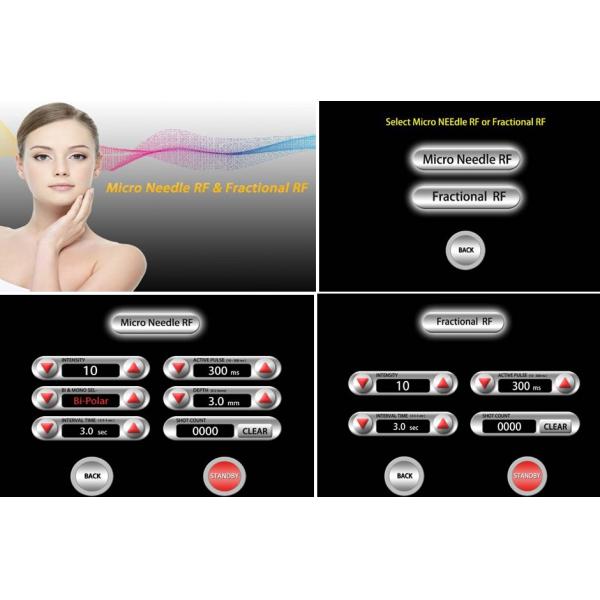 skin lifting machine fractional micro needles RF