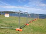 12ft Mesh Fence Panels Galvanized Wind Proof Metal Temporary