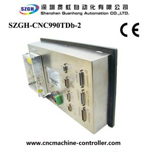 Best Single Headed CNC Lathe Controller With PLC G Code / USB Interface , CE ISO Approved wholesale